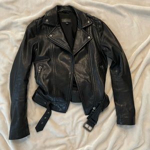 Mackage leather biker jacket